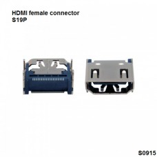 کانکتور HDMI نوزده پین مادگی SMD HDMI S19P