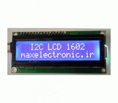 ماژول نمایشگر 16*2 - بک لایت آبی با رابط IIC/I2C/TWI