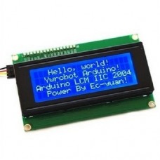 LCD کاراکتری 4X20 با رابط I2C بکلایت آبی