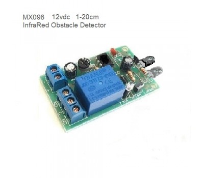 سنسور تشخیص مانع 12 ولتی رله دار  MX098 سنسور IR